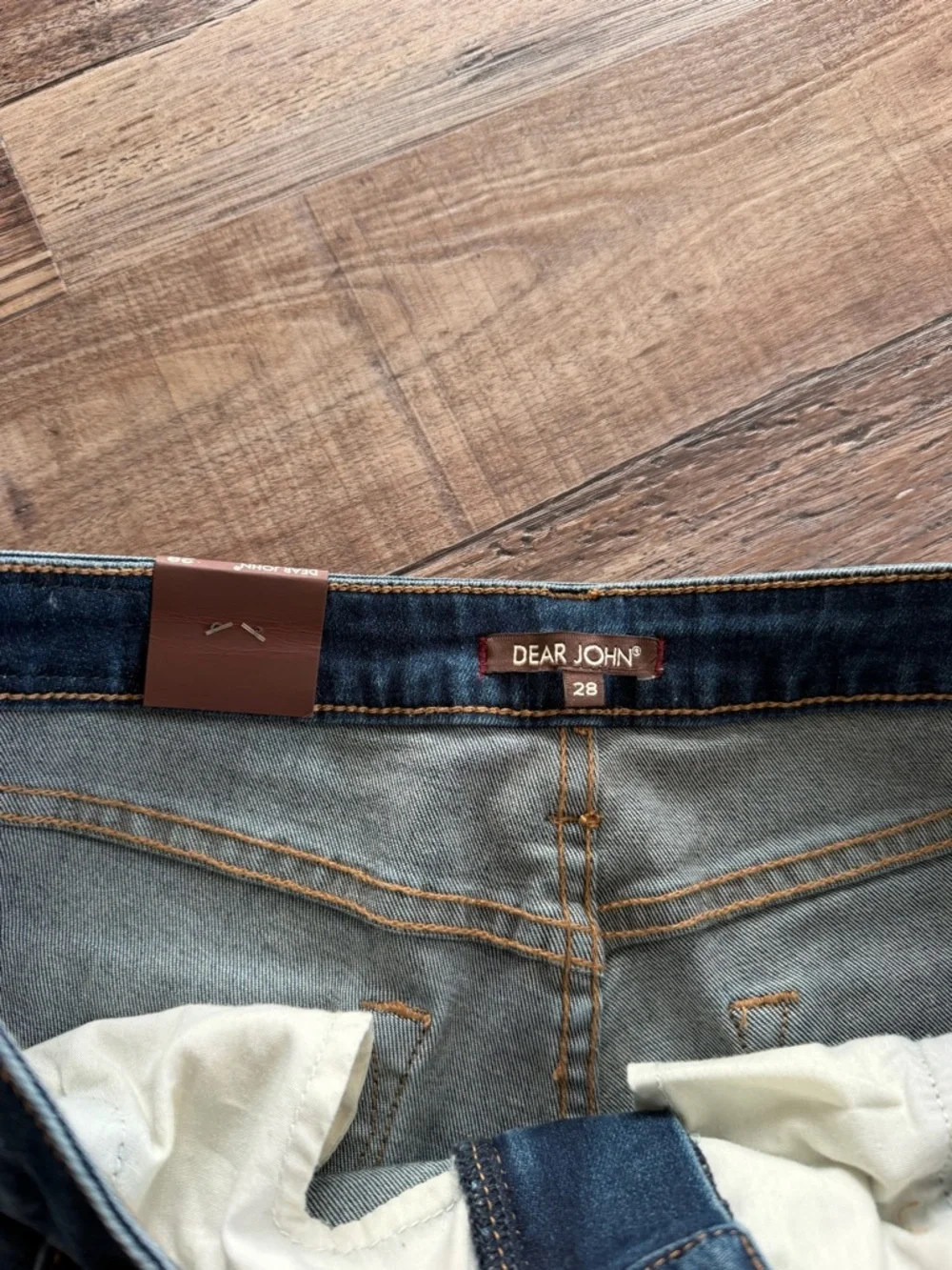 Dear John Blue Distressed Flare Dear John Jeans - Picture 4 of 5